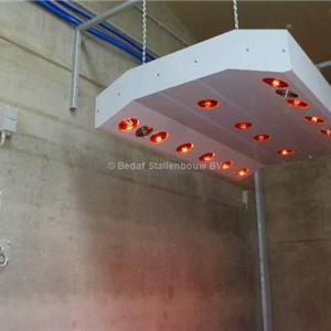 solarium met ventilatoren 16 lamps